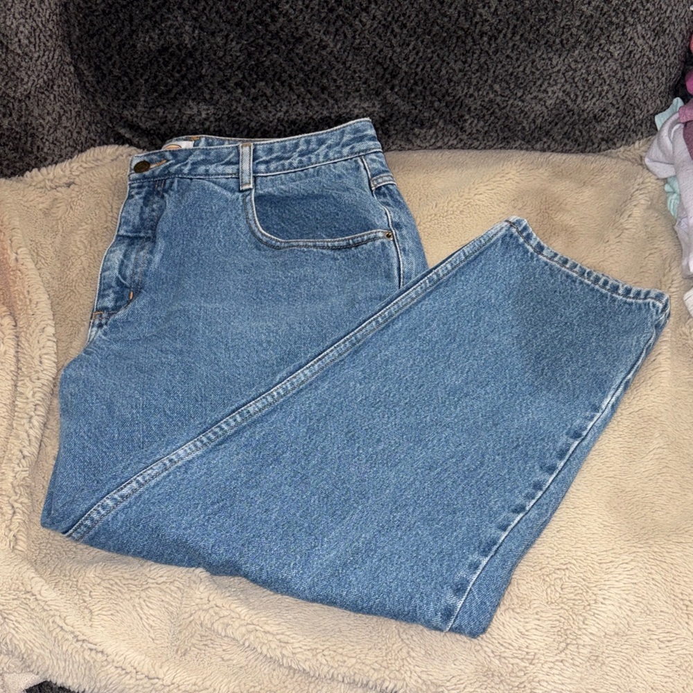 Talbots High Waist Medium Wash Jeans, 16W Petite
